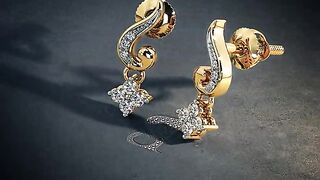 Gold earing