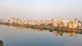 Sky And River View in Dhaka