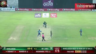 Bangladesh Vs Srilanka 3rd T20 Match 2024