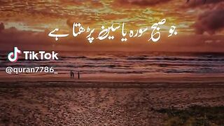 Read surah daily.