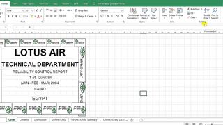 Aircraft Reliability report Very Simple  sample part 2