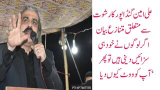 Ali Amin Gandapur's controversial statement on bribery: 'If people want to punish themselves?