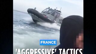 Frinch police aggressive against migrant boats