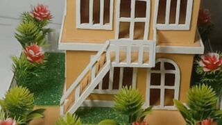 pvc pape দিয়ে তৌরি সুন্দর একটি বাড়ি