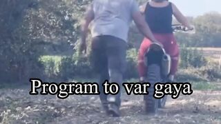 The girl's program of riding a motorcycle was canceled