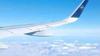 Sky view from air flight