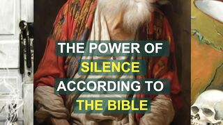 The Power Of Silence According to The Bible.