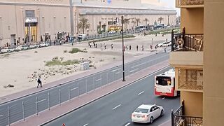Sharjah Dubai Border View