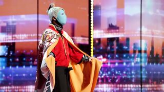 Enishi MESMERIZES the judges with a face change act! - Auditions - AGT 2023