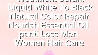 "Transform Gray to Black Naturally! Gray White Hair Treatment Serum - Hair Care Essential Oil"