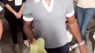 The Rock and Kevin Hart tortilla slap challenge
