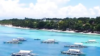 Beautiful Sea with boat