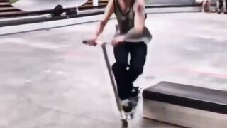 funny stunt boy failed very funny scene