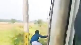 Real life subway serfer