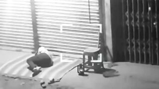 Gost attack on sleeping gay