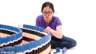 THE AMAZING QUADRUPLE SPIRAL (15,000 DOMINOES)