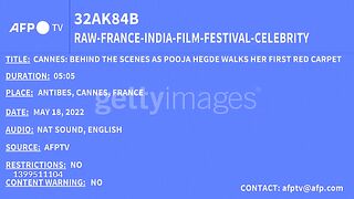 Indian Star Pooja Hegde first red carpet