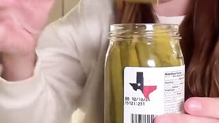 Only eating PR packages for a full day! #Foodie #pickle #Shorts #MrBeast #Eating #cookies.