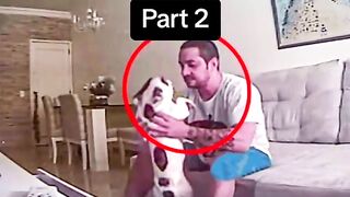 This women immediately filed for divorce after this hidden camera filmed what her husband was doing to this dog !