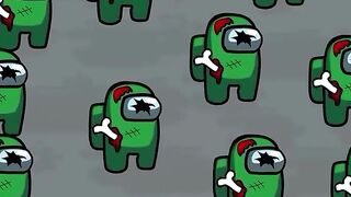Among us vs zombie army #shorts #animation