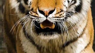 1. "In Pursuit of Prey: The Majestic Tiger's Graceful Stride" 2. "Through the Jungle's Veil: Witnessing the Tiger's Agile Run"