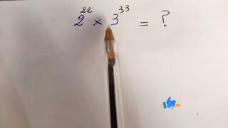 What is value of (2^22)*(3^33)