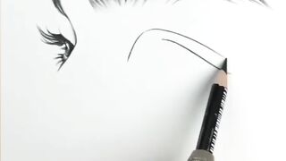 How draw to beautiful woman to pencil ✏️