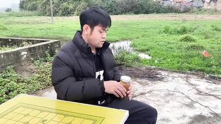 Chinese Comedian - Never Give Up Challange LiFei And Peng Chacha _ Chinese Funny Video _ Funny Video(720P_HD).