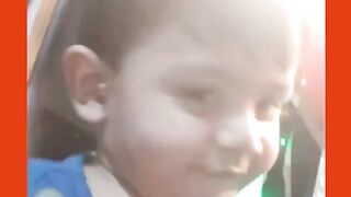 Little Kid's Playful Banter with Mom"