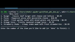 How to make restaurant menu card through c++  coding | online application of rest items