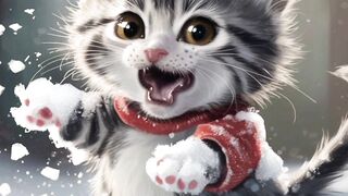 small cute cat