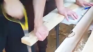 Our worst injury! Paneling the gable ends + Window framing and trim