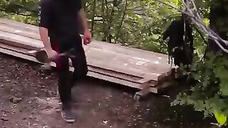 A house over a cliff with your own hands  - Start to finish.