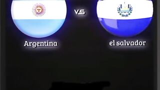 Argentina banam. El Salvador