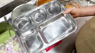 190-- रुपये ki World famous नान thali ????????❤️ #shorts #specialthali #specialfood #churchurnaan #thali