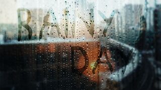 A rainy day