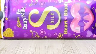 Valentine's Day Special Dairy Milk Silk Heart Blush Milkshake ASMR #shorts
