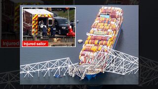 Cargo ship lost power and issued mayday call before hitting Baltimore bridge