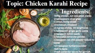 How to Make Chicken Karahi