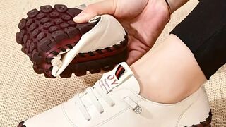 Women's Solid Color Flatform Shoes