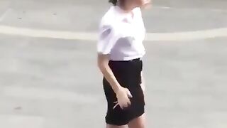 What witchcraft is this ? I don't know if they're dancing or getting a fit . Lol