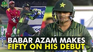 BABAR AZAM/First International Match/ First Fifty