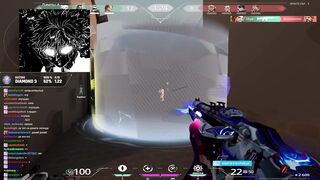 no fear reyna attack 1v3