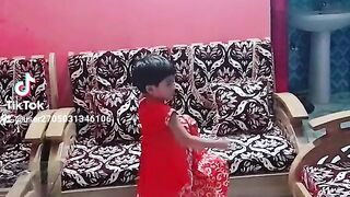 Jaramoni dance in her house.