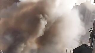 انفجار في خط داخل محطه الصرف الصحي