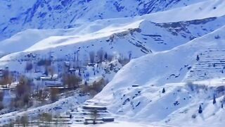 Natural Pakistan snow