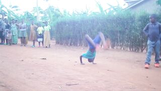 African boys funny dance