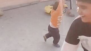 Baby Running FUNNY