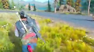 three wild wolves attacked me