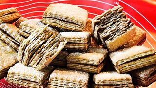 САМОЕ ВКУСНОЕ и НЕДОРОГОЕ ПЕЧЕНЬЕ! Как же это вкусно! Слоеное ХРУСТЯЩЕЕ и САХАРН.